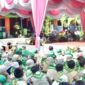 Wabup Gresik, Aminatun Habibah saat kunjungan di SD Muhammadiyah Gresik, Jumat (21/1/2022). (Foto: Istemewa)