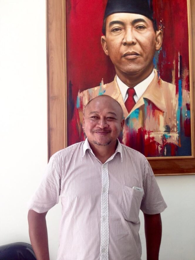 
					Heri, petani apel Nongkojajar, Pasuruan, Jawa Timur. (Foto: SWARAJOMBANG.com/ Hadi S Purwanto)