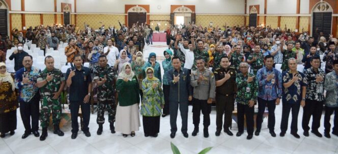 
					Bupati Jombang Hj Mundjidah Wahab pada Rakorda Regosek, Selasa (20/9/2022). (Foto: Dinas Kominfo)