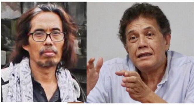 
					Akhlis Suryapati (kiri) dan Adisurya Abdy (kanan). (Foto: Dok. SWARAJOMBANG.com)