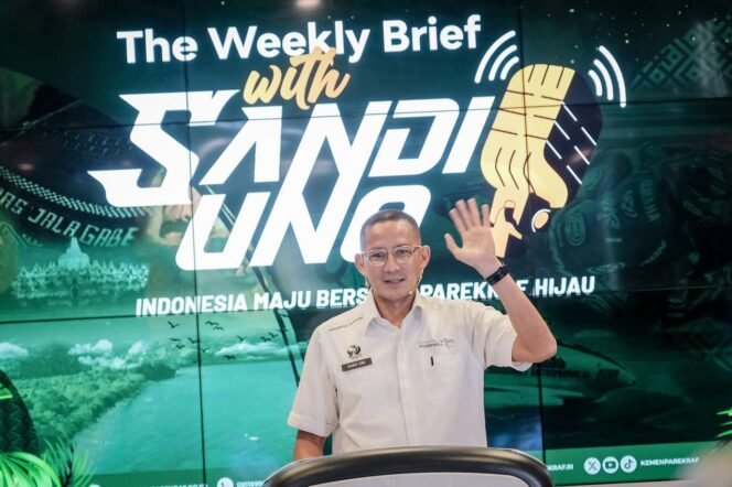 
					Menteri Pariwisata dan Ekonomi Kreatif/Kepala Badan Pariwisata dan Ekonomi Kreatif (Menparekraf/Kabaparekraf) Sandiaga Salahuddin Uno, dalam pernyataannya, di Jakarta. (foto : dok. Kemenparekraf )