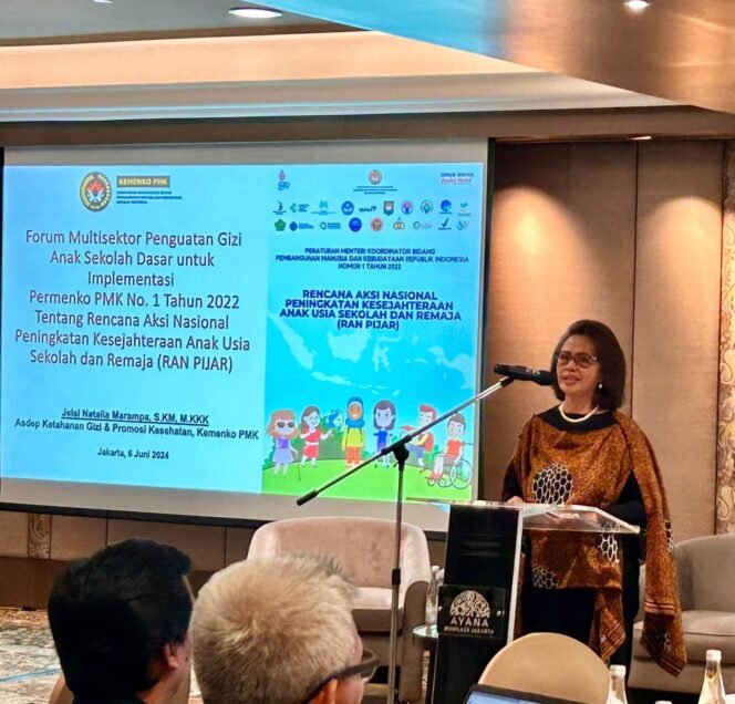 
					Kolaborasi Dalam Optimalisasi Gizi Anak Usia Sekolah sebagai  Implementasi Permenko PMK Nomor 1 Tahun 2022 tentang RAN PIJAR