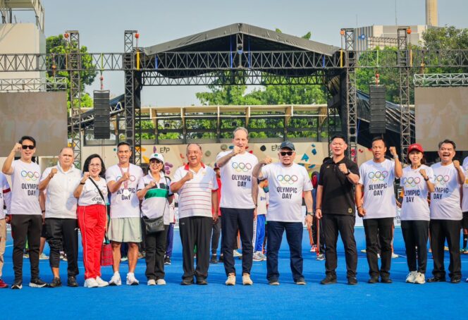 
					Buka Olympic Day di GBK, Ketua DPD RI Bakar Semangat Atlet yang Bakal Tampil di Olimpiade 2024 Paris