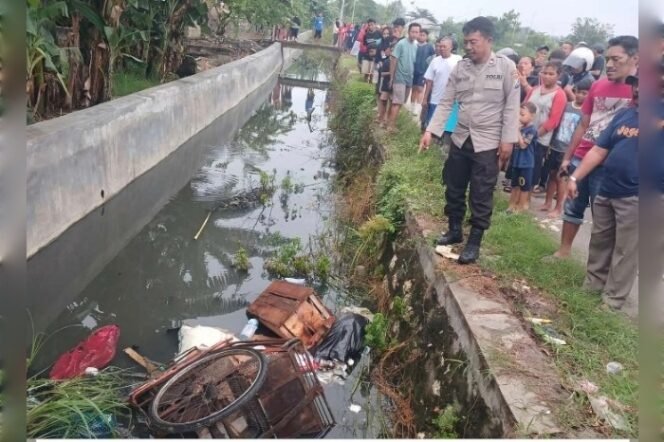 
					Tercebur Bersama Becaknya di Aliran Irigasi Plaosan Babat, Kusnan Ditemukan Tewas