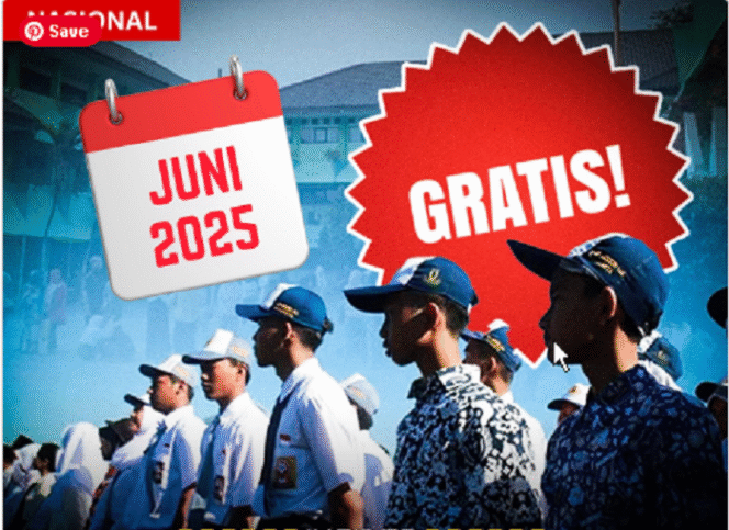 
					Pemprov DKI umumkan kebijaksanaan terbaru sekolah gratis SD, SMP, SMA negeri dan swata berjalan mulai Juni 2025. Instagram@ctd.insider