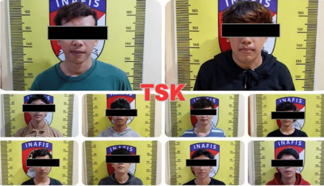 
					Di usia remaja anak-anak ini harus berurusan dengan kepolisian, diduga mereka terkaitr sebagai sindikat curanmor di Nganjuk, Jawa Timur, mereka ditangkap Jumat 13 Desembe3 2024. foto: javatimes.com/polres nganjuk