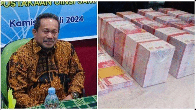 
					Andi Ibrahim, seorang kaademisi bergelar doktor kepala perpustakaan Universitas Islam Negeri Alaudin, Makassar, satu di natara master mind dalam sindikat pencetakan uang palsu di kampus ternama itu. Foto: bangka.tribunnews.com