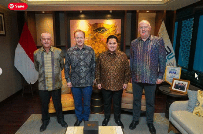 
					Menteri BUMN Erick Thohir menerima tamu dari inmvestor Bali International Hospital yang berdiri di kawasa KEK Sanur. Instagram@erickthohir