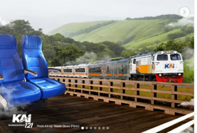 
					Ilustrasi. Instagram@kai121