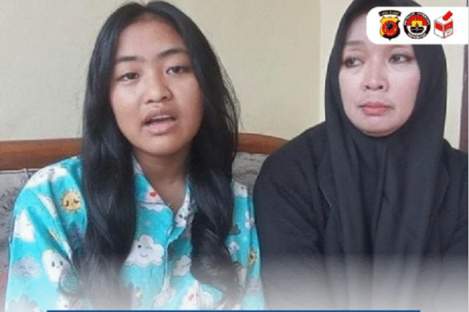 
					Sevina Azahra bersama ibunnya, Nia Puspita. Korban terseret ombak di Pangandaran yang berhasil diselamatkan oleh Aipda Anumerta Anditia Sunartomo, 35. anggota Polres Tasikmalaya. Instagram@humaspoldajabar