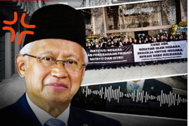 
					ASN gelar aksi demo kepada Menteri Dikti dan Saintek Prof  Satryo Sumantri Brojonegroro, kini Kemendikti balik akan menempuh jalur hukum. Instagram@ctd.insider
