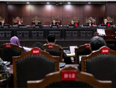 Suasana persidangan sengeketa pemilu di MK. Foto: Unand.ac.id