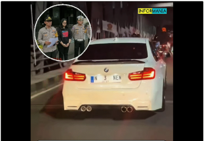 
					Polisi Menilang Mobil BMW Gunakan Plat Nomor N 3 NEN di Malang untuk Konten