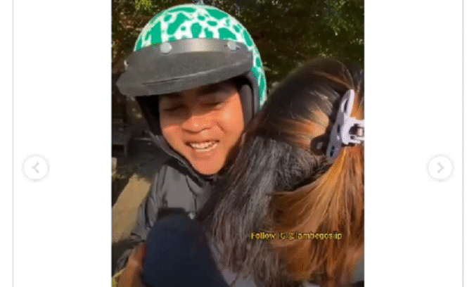 
					Yusuf Adhitya membesarkan hati istrinya, ketika mengabarkan bahwa dirinya sudah tidak bekerja lagi sebagai kontributor TVRI Ygyakarta, akibat pemangkasan anggaran. Instagram@lambegosiip