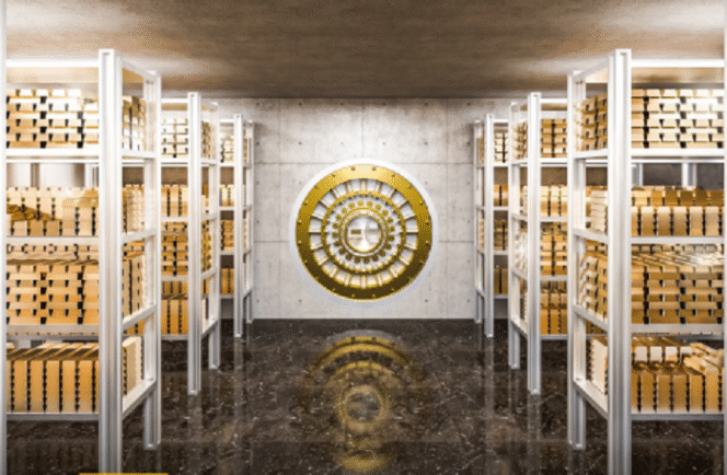 
					Ilustrasi bank emas Indonesia. Instagram@seasia.news