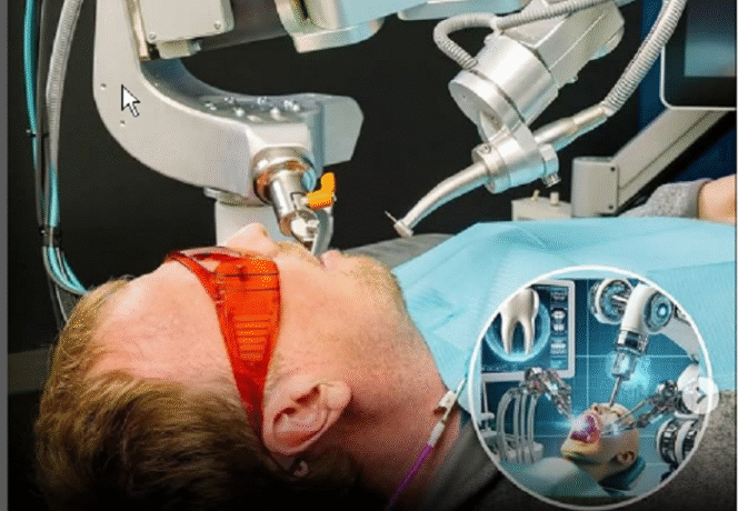 
					Inilah robot Perceptive, robot yang mampu menangani semua perawatan gigi manusia. INstagram@artifialzone