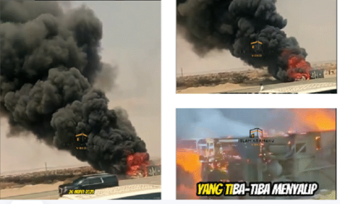 
					Pada Kamis, 20 Maret 2025, 13.30 waktu setempat (17.30 WIB) 
sebuah kecelakaan tragis terjadi di Wadi Qudeid, Arab Saudi, melibatkan bus yang mengangkut rombongan jemaah umrah asal Bojonegoro, Indonesia. Kecelakaan ini mengakibatkan enam warga negara Indonesia (WNI) meninggal dunia dan 14 lainnya mengalami luka-luka.
Instagram@kabarmakkah