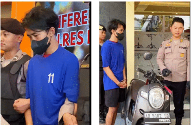 
					Polisi Bantul menangkap  Muhammad Rafy Ramadhan, 24, tersangka pembunuh pacarnya Enggal Dika Puspita (23). Pelaku menyimpan kerangka korban, dan baru terungkap enam bulan kemudian. Instagram@info.padek