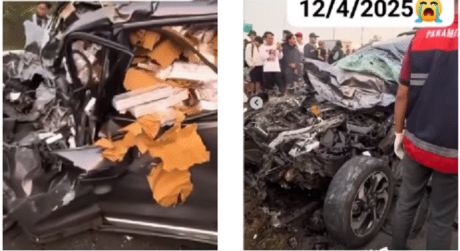 
					Bus pengangkut suporter Persebaya alias Bonek, mengalami kecelakaan di tol Pekalongan Sabtu pagi pukul 05.00 WIB, 12 April 2025. Kecelakaan terjadi akibat mobil BR-V mengangkut tokok putih melawan arus. Tangkap layar viedeo Instagram@duludarjo