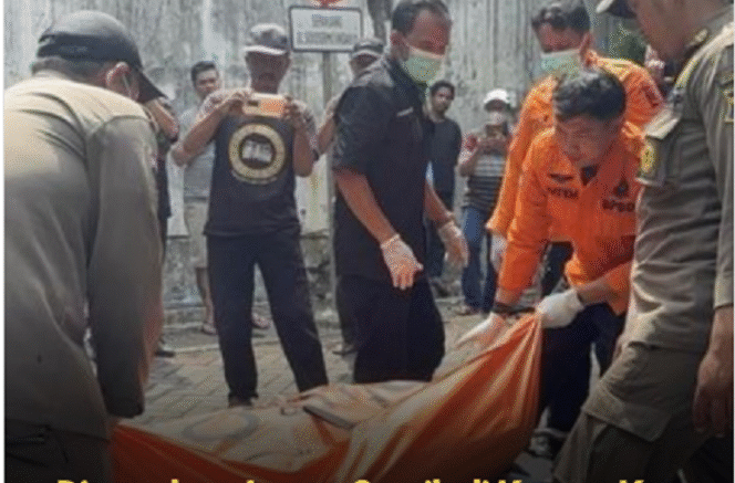 
					Aparat kepolisian dan petugas medis melakukan evakuasi dua jasad sepasang kekasih yang ditemukan meninggal dunia di dalam kamar kos, kawasan Sidosermo, Surabaya, Kamis 10 April 2025. Instagram@lamongan.update
