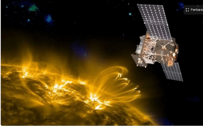 
					Sebuah observatorium canggih matahari berbasis luar angkasa milik Cina. Foto: Akademi Ilmu Pengetahuan Cina