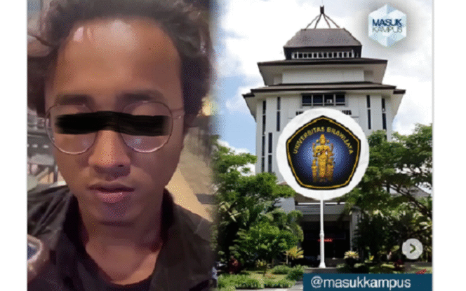 
					Permohonan maaf dan siap bertanggung jawab tas perbuatan, mmeberiakn minuma keras kepada seorang mahasiswi UB, Malang, lalu melakukan pelecehan seksual. Kini IPF telah dipecah dari UIN Malang. Instagram@masukkampus