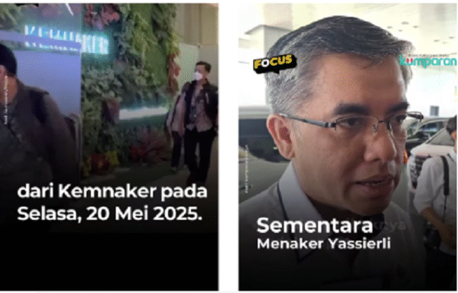 
					KPK melakukan penggeledahan di kantor kementrian Tenaga Kerja, Selasa 20 Mewi 2025, terkait dugaan suap dan gratifikasi calon tenaga kerja asing (TKA). Menteri Yassierli menyatakan 8 ASN yang terlibat sudah dipecat. Instagram@kumparan