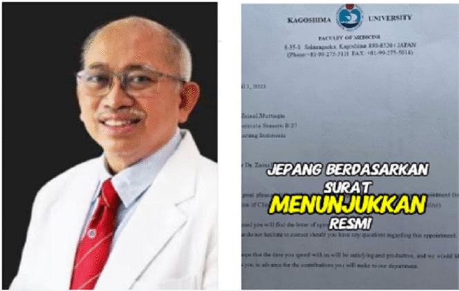
					Doktor dokter Zainal Muttaqin diberhentikan statusnya sebagai dokter mitra di RS Vertikal Kemenkes, RSUP Dr. Kariadi Semarang, sejak 6 April 2023. Kini malah diangkat menjabat sebagai profesor klinis (Clinical Professor) di Universitas Kagoshima, Jepang, sejak 1 April 2023 hingga 2026. Tangkap layar video Instagram@arivaraa