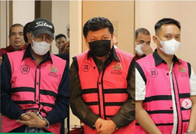 
					Kejaksaan Agun menggelar konferensi pers terkait penahanan bos Sritex, Iwan Lukmanto, dan dua mantan pimpinan bank daerah, Rabu malam, 21 Mei 2025. Instagram@kejaksaan,ri