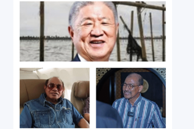 
					Bupati Raja Ampat mengeluarkan izin usaha pertambangan (IUP) kepada PT Kawei Sejahtera Mining (KSM), disitu terdapat nama konglomerat Indonesia Sugianto Kusuma alias Aguan, Freddy Number mantan Menteri Kelautan, Nono Sampono berpangkat Letjen (Purn) Marinir). Foto: bacaini.id/Instagram@numberifred, @nono_sampono