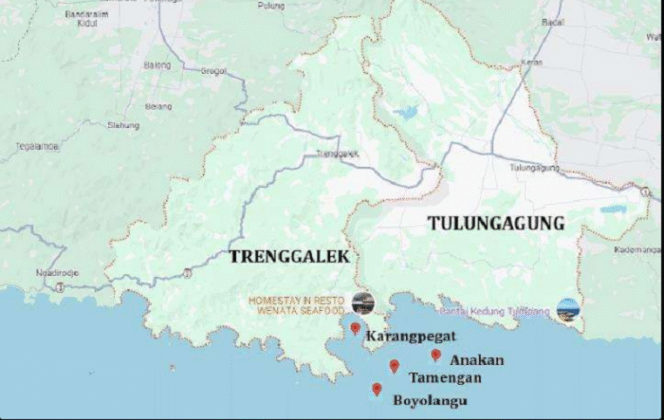 
					Dua wilayah di Jawa Timur, Trenggalek dan Tulungagung berssengketa soal wilayah 16 pulau. Semua sejak awal masuk dalam kawasan administrasi Ternggalek, namun berubah nomerklatur menjadi wilayah Tulungagung. Foto: rr.id
