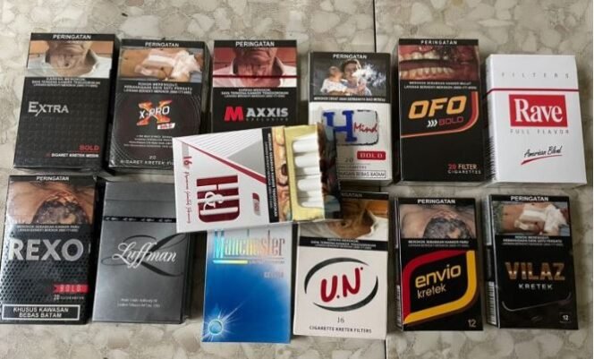 
					Ilustrasi rokok ilegal