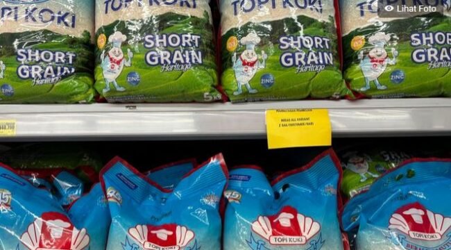 Harga naik 100 persen