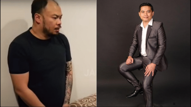 
					(Kiri) Tersangka C alias Ken, (Kanan) Muhammad Ilham Pradipta, KCP BRI di Jakarta. Foto: trinunnews.com