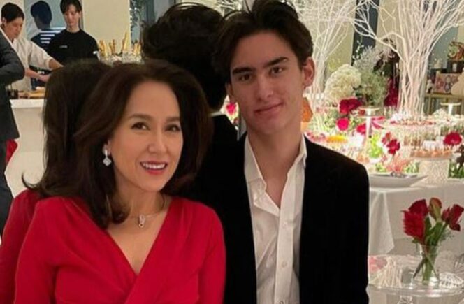 
					Kiran bersama bunda Kartika Sari Dewi