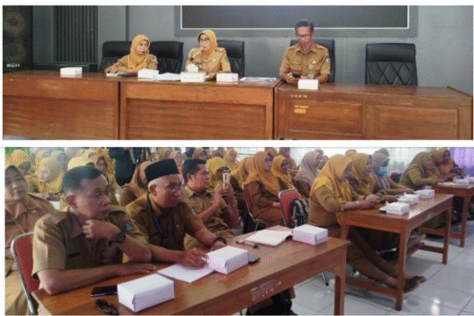 
					Dalam kerangka pembinaan kedinasan kepala sekolah, Kadisikbud Pemkab Jombang, Wor Windari tegas berpesan kepala sekolah jangan sampai penyelahgunakan BOS, Senin, 29 September 2025. Foto: jombangkab.go.id