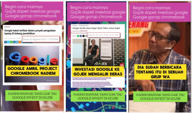 
					Pakar hukum Indonesia, Prof Mahfud MD membuka pola permaianan antara Nadiem Makarim, Google dan Gojek, dalam proyek 1,2 juta unti Chromebook senilai Rp 9,9 triliun untuk 1,2 juta. Tangkap layar video Instagram@ak4ii.hyl0s
