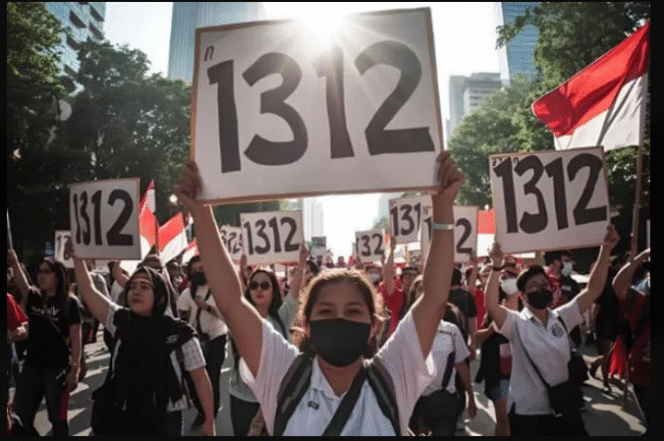 
					Ilustrasi gerakan aksi demo diispirasi oleh gerakan 1312 yang pernah tumbuh di Inggeris. Foto: nawacita.co