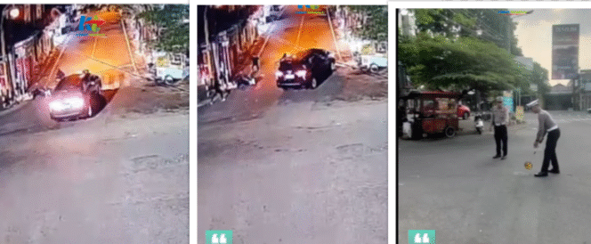 
					Terjadi kasus  tabrak lari  di simpang empat eks Bentar, Kelurahan/Kecamatan Kranggan, Kota Mojokerto, Minggu dini hari, 14 September 2025 sekitar pukul 03.00 WIB. Akibtanya dua remaja pengendara motor mengalami luka-luka serius. Foto: tangkap layar video Instagram@kabarterdepanmojokerto