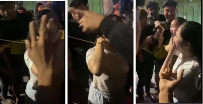 
					Seorang wanita muda, semula ingin makan bakso, tetapi kemudian terkena anak panah yang menancap pada leher belakang. Persitiwa ini terjadi pada saat tawuran antara warga di Kecamatan Tallo, Kota Makassar, Sulawesi Selatan, Senin malam, 22 September 2025. Foto: tangkap layar video Instagram@makassar.iifo