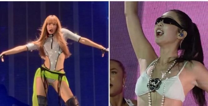 
					Lisa dan Jennie pakaian terbuka