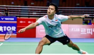 Tunggal putra Indonesia Anthony Sinisuka Ginting