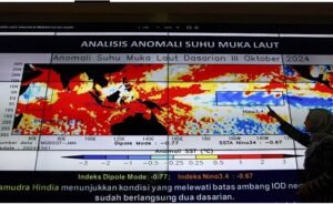 Suhu panas ekstrem Surabaya