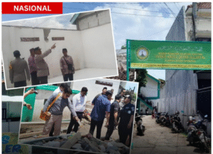 Petugas Polres Situbondo melakulkan olah TKP tempat insiden atap ambrol di lokasi bangunan Pondok Pesantren Salafiah Syafi'iyah Syekh Abdul Qodir Jailani di Desa Blimbing, Kecamatan Besuki, Kabupaten Situbondo, roboh pada Rabu, 29 Oktober 2025, sekitar pukul 00.30 WIB. Foto: Instagram@ctd-insider