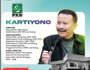 Ketua Badan Pembentukan Peraturan Daerah (Bapemperda) DPRD Jombang, Kartiyono, segera membawa raperda Pariwisata Daerah Jombang masuk dalam pembahasan paripurna. Foto:  Instagram@kartiyono_