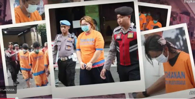 
					Polres Sidoarjo menggelar konferensi, ungkap penangkapan dua perempuan adal Sidoarjo dan Tangerang diringkus membawa total sabu seberat 8,2 kg. Foto: tangkap layar video Youtube@Polres Sidoarjo