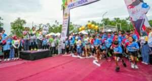 Meriahnya Mojohakordia Run 5K diikuti Ribuan Warga Mojokerto. Dok.Humas