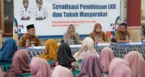Sosialisasi program STAR di Pendopo Kelurahan Prajurit Kulon Mojokerto. Dok.Humas
