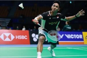 Tunggal putra Indonesia Alwi Farhan
