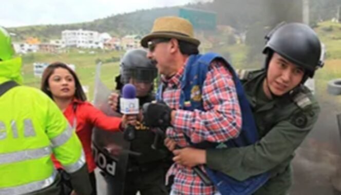 
					Ilustrasi wartawan mendapatkan kekerasan 